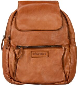 DSTRCT Harrington Road Leren Rugtas - Cognac