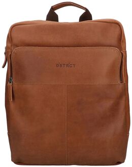 DSTRCT Limited Rugtas 15.6'' Laptoptas cognac - H 42 x B 32 x D 12 cm