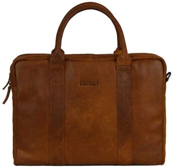 DSTRCT Main Street Workingbag 15.6'' cognac