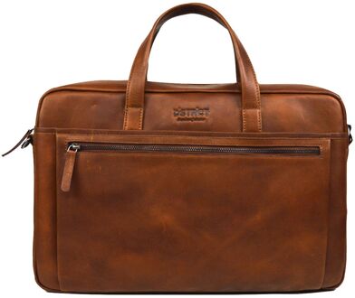 DSTRCT Premium Collection Laptopbag 15,6" cognac II Bruin - H 30 x B 44 x D 10