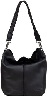 DSTRCT Preston Park Pouch Shoulder Bag 386830 black schoudertas dames Zwart - H 30 x B 34 x D 12 cm