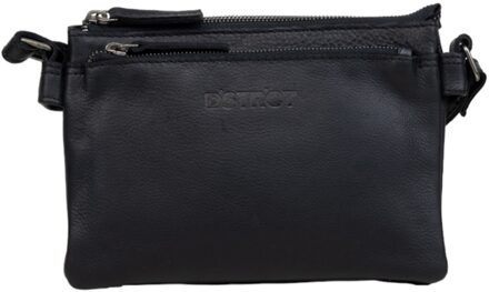 DSTRCT Preston Park Shoulder Bag black Damestas Zwart - H 16 x B 21 x D 6