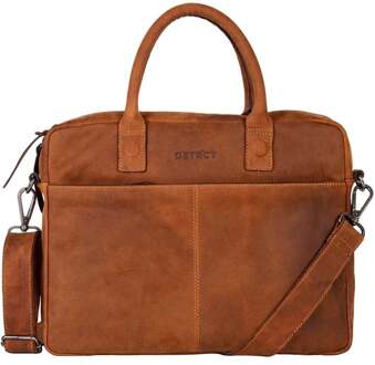 DSTRCT Wall Street Business Laptoptas 15.4'' Cognac Bruin