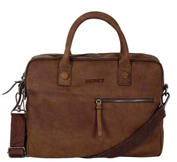 DSTRCT Wall Street Business Laptoptas 15.4'' Double Brown Bruin