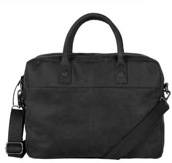 DSTRCT Wall Street Business Laptoptas 15.6'' Black Zwart