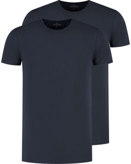 Dstrezzed Bronson 2 pack round neck tee bamboo blend Blauw - XXL