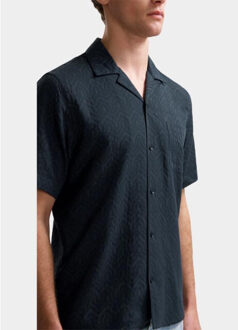 Dstrezzed Casual hemd korte mouw jacob resort shirt 311511/649 Blauw