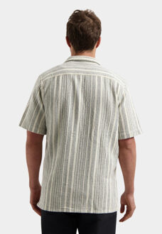 Dstrezzed Casual hemd korte mouw sandy summer shirt 311498/649 Blauw - L