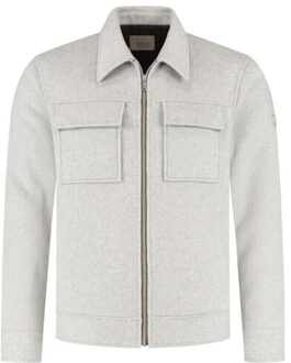 Dstrezzed Colton wool jacket - maat S Grijs