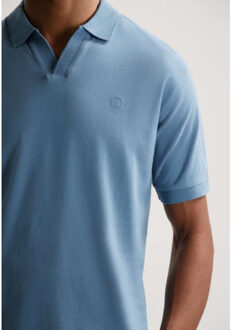 Dstrezzed Ds bowie v-neck polo Blauw - M