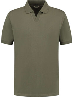 Dstrezzed Ds bowie v-neck polo Groen - S