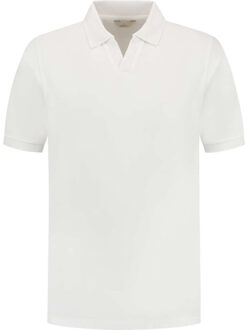 Dstrezzed Ds bowie v-neck polo - maat M Wit