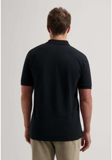 Dstrezzed Ds bowie v-neck polo - maat S Zwart