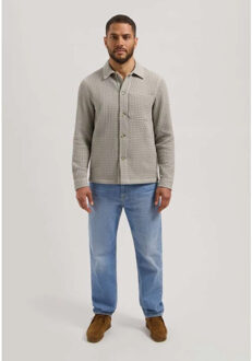 Dstrezzed Ds lino fw overshirt - maat L Grijs