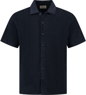 Dstrezzed Ds myron shortsleeve shirt - maat M Blauw