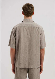 Dstrezzed Ds pinstripe shirt Bruin - L