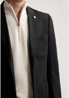 Dstrezzed Ds travel check blazer - maat M Zwart