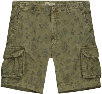 Dstrezzed Korte Broek Print Army Green   30 Groen