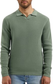 Dstrezzed Kostas Knitted Longsleeve Polo Heren - M