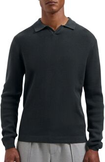 Dstrezzed Kostas Knitted Longsleeve Polo Heren - M