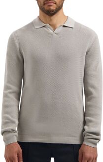 Dstrezzed Kostas Knitted Longsleeve Polo Heren - S