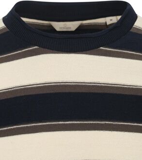 Dstrezzed Mason T-shirt Streep Multicolour Off-White