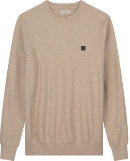 Dstrezzed Mercury crew melange slub - maat XL Bruin