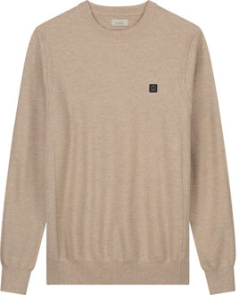 Dstrezzed Mercury crew melange slub - maat XXXL Bruin