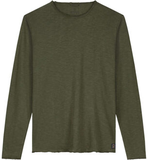 Dstrezzed Newman heavy slub jersey Groen