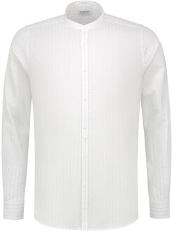 Dstrezzed Overhemd Jaquard Stripe Wit   S