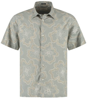 Dstrezzed Overhemd korte mouw 311520 Groen - L