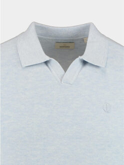 Dstrezzed Polo korte mouw polo s/s melange slub 420026-nos/646 Blauw - L