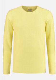 Dstrezzed Pullover Structuur Geel   S