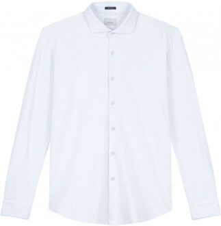 Dstrezzed Shirt fine slub jersey - maat S Blauw