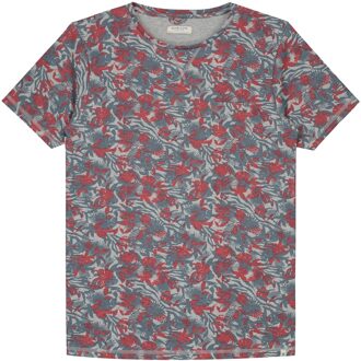 Dstrezzed T-shirt Print Grijs Mel.   S