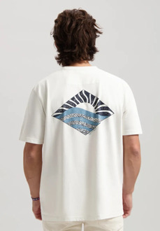 Dstrezzed Ty T-shirt Print Wit - L,M,XL,XXL