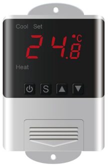 DTC1200 Ac 110V 220V Digitale Thermostaat Temperatuur Controller Ntc Sensor Verwarming Koeling Voor Aquarium DTC-1200