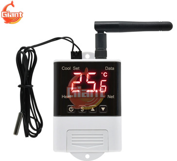 DTC1201 AC 110V 220V Thermostat NTC Sensor Digital Display WiFi Temperature Controller Electronic Digital Thermoregulator W3001