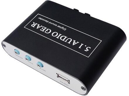 Dts AC3 Digital Audio Sound Decoder 5.1 Analoge Uitgang Sound Decoder Versterker Dolby 5.1 Audio Decoder Eu Plug