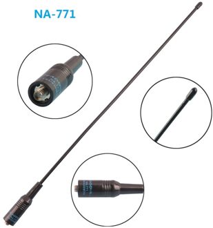 Dual Band Antenne Voor NA-771 SMA-F Femmina Morbida Dual Band Vhf/Uhf 144/430 Mhz Antenne NA771 UV5R UV-144/430 Mhz Outdoor Gereedschap