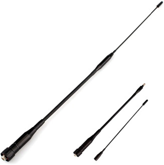 Dual Band SMA-F Long Antenna VHF/UHF for Ailunce HD1 Dual Band DMR Digital Walkie Talkie