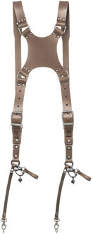 Dual camera harness Warm Taupe L/XL