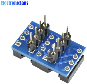 Dual DIP8 to DIP8 Mono Opamp PCB+Pin+Socket For NE5532 OPA2132 OPA627 TL072 P07