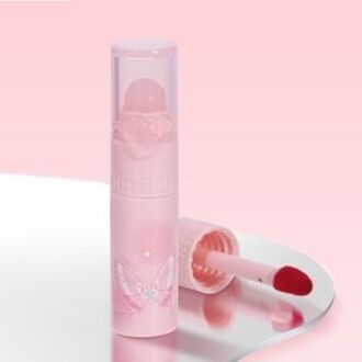 Dual-Ended Clear Watery Lip Gloss - 6 Colors V04# Candied Strawberry - 2.5g