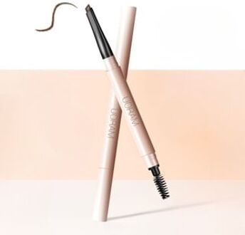 Dual-Ended Fine Eyebrow Pen - 2 Colors 1# Ash Brown - 1.6g