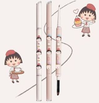 Dual-Ended Gel Eyeliner Chibi Maruko Chan Edition - 2 Colors Y02# Retro Brown - 60mg
