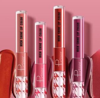 Dual-Ended High Shine Mirror Lip Gloss - 16 Colors 13# - 4g