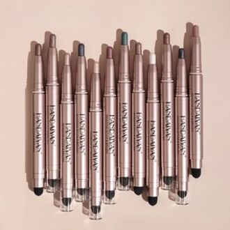 Dual-Ended Pearlescent Eyeshadow Stick - 12 Colors 04# - 0.8g