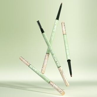 Dual-Ended Waterproof Eyebrow Pen - 9 Colors 10# Pearl Black - 0.1g