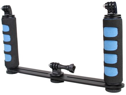 Dual Handheld Frame Stabilisatorsteun Voor Gopro2/3/4/5 Camera Beugels En Alle Led Video Light Camcorder